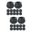 36Pcs Black Witch Jars Buckets for Halloween Party 9