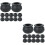 36Pcs Black Witch Jars Buckets for Halloween Party 8