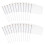 192Pcs White Blank Polyester Flags for Sports and Community Events 10