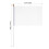192Pcs White Blank Polyester Flags for Sports and Community Events 2