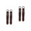 4Pcs Ergonomic Removable Pot Handle for Kitchen Cookware Dark Red 5