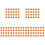 120Pcs Orange Maple Leaf Applique Embroidered Patch for Clothes Bags 5