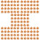 120Pcs Orange Maple Leaf Applique Embroidered Patch for Clothes Bags 11