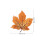 120Pcs Orange Maple Leaf Applique Embroidered Patch for Clothes Bags 4
