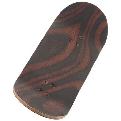 4Pcs Dark Brown Maple Finger Skateboard Decks DIY Replacement Boards 2
