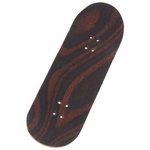 4Pcs Dark Brown Maple Finger Skateboard Decks DIY Replacement Boards 1