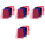 20Pcs Colorful Imitation Silk Dance Square Scarves Performance Props 4