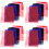 20Pcs Colorful Imitation Silk Dance Square Scarves Performance Props 6