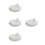 4Pcs Leakproof White Breastfeeding Pump Covers Easy Install for Moms 7