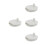 4Pcs Leakproof White Breastfeeding Pump Covers Easy Install for Moms 5