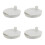 4Pcs Leakproof White Breastfeeding Pump Covers Easy Install for Moms 10