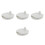 4Pcs Leakproof White Breastfeeding Pump Covers Easy Install for Moms 4