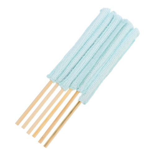 12Pcs Blue Practical Cleaning Brushes Bamboo Glass Bottle Cleaner 1