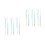12Pcs Blue Practical Cleaning Brushes Bamboo Glass Bottle Cleaner 4