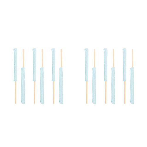 12Pcs Blue Practical Cleaning Brushes Bamboo Glass Bottle Cleaner 2