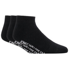 (One Size, Black) Kings Will Dream Mens Ankle Socks (Pack of 3)