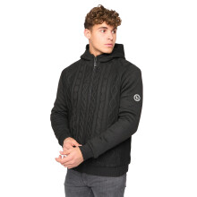 (L, Black) Bewley & Ritch Mens Tonbridge Cardigan