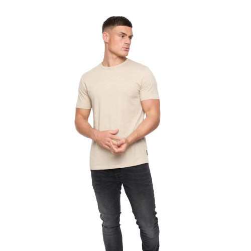 FCUK (M, Stone) FCUK Mens Stack T-Shirt 2