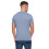 FCUK (L, Light Blue Melange) FCUK Mens Stack T-Shirt 2
