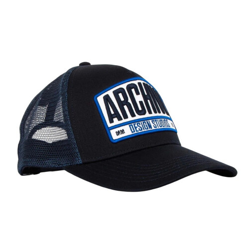 (One Size, Navy) Archive Design Studios Mens Sanford Trucker Cap