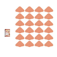Nose Sun Protection Patch UV Nose Guard Cotton Sunblock Sticker for Golf Hiking Summer 24 Pcs