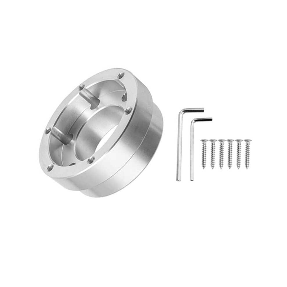 70Mm Steering Wheel Adapter Plate For Logitech G29 G920 G923 Metal Modification Replacement Part Silver 4852537370158