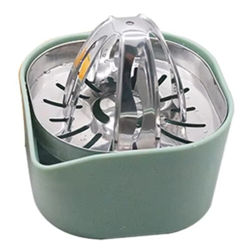 Stainless Steel Manual Juicer & Egg Separator - Multifunction Kitchen Tool for Fruit Pressing and Egg White Separation 1