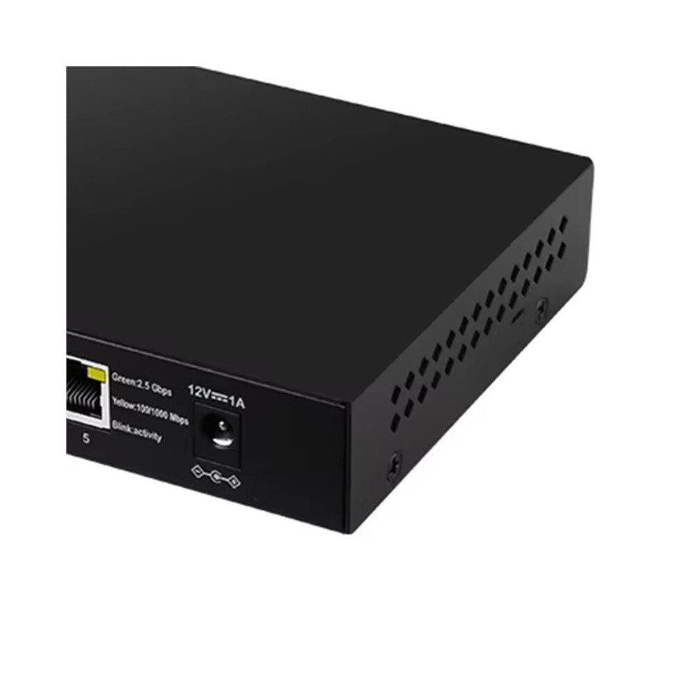 5-Ports 2.5G Unmanaged Ethernet Switch Auto-Negotiation Rj45 Ports All Port Auto Mdi/Mdix Eu Plug 4852693581252