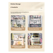 For NIIMBOT B21/B1/B203/B3S Frozen Label Paper Resistant to Low Temperatures Down-18C for Kitchen/Freezer Cabinet