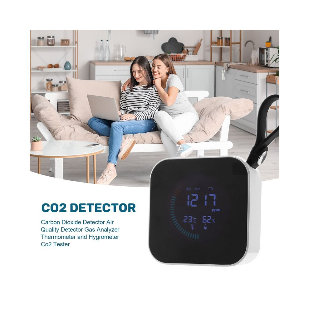 Carbon Dioxide Detector Air Quality Detector Gas Analyzer Thermometer And Hygrometer Co2 Tester 4852367089190