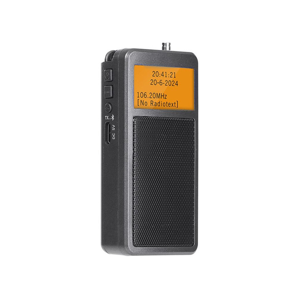 Portable Bluetooth Radio Pocket Mini Fm Stereo Radios Wireless Bluetooth Speaker With Alarm Clock For Elder Outdoor 4851514173355
