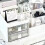 Large Capacity Desk Organizer - Desktop Storage Box with Drawer, Pen Holder, and Divided Compartments 2