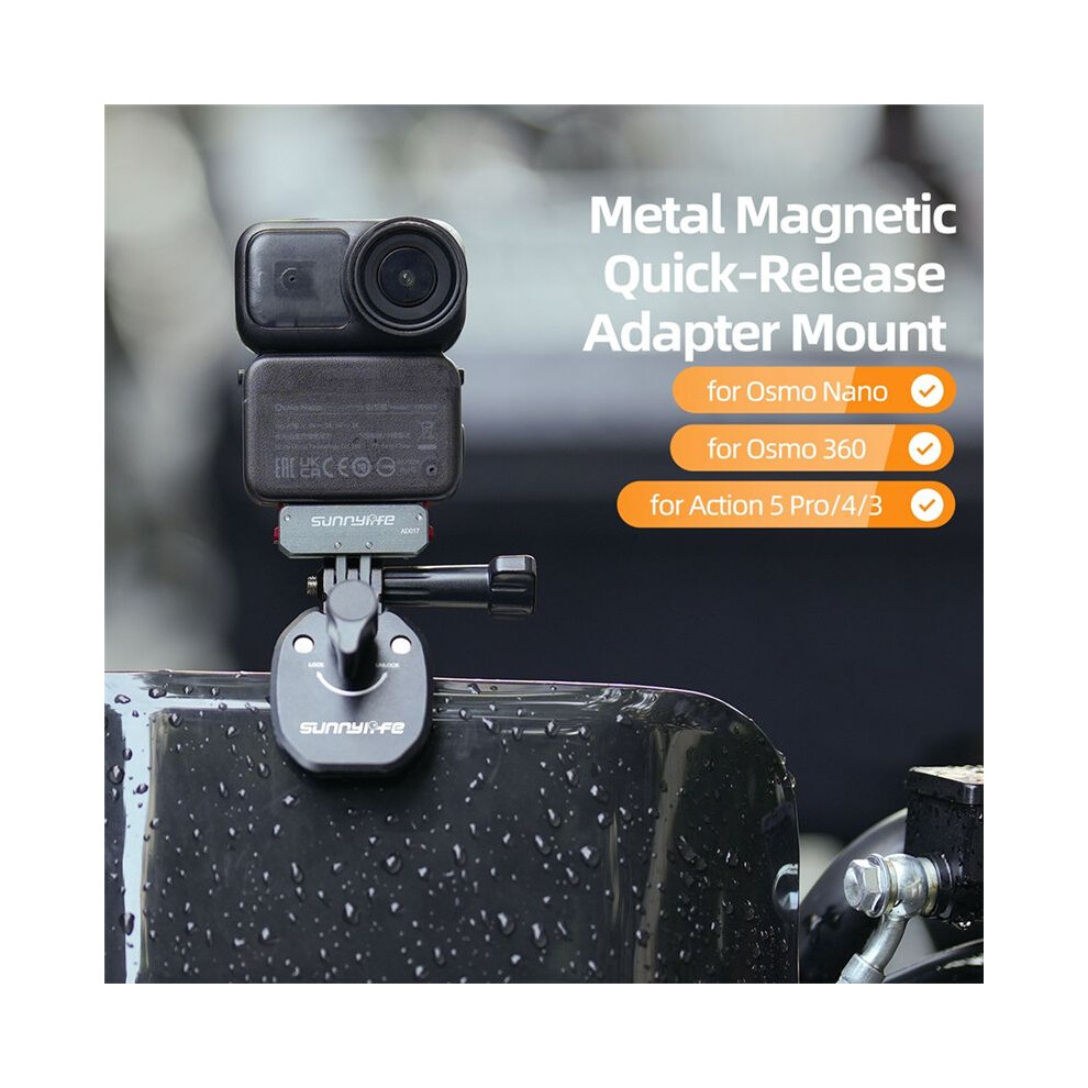 Sunnylife Magnetic Adapter Mount For Dji Osmo Nano Foldable Quick Release Mount Base Tripod Adapter Mount Accessories 4852693547524