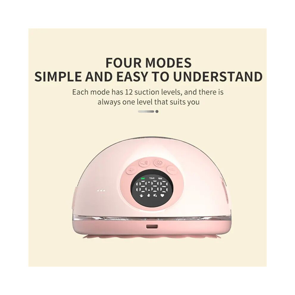 Spactz Upgraded Wearable Breast Pump Portable Hands Free Breastfeeding Milk Collector Electric Breast Pump Green