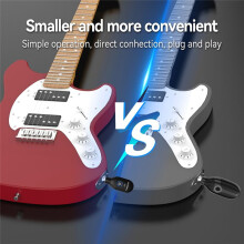 Drahtloser Sender für E-Gitarre, E-Blasinstrument, Transceiver für Musikinstrumente, Zubehör A14
