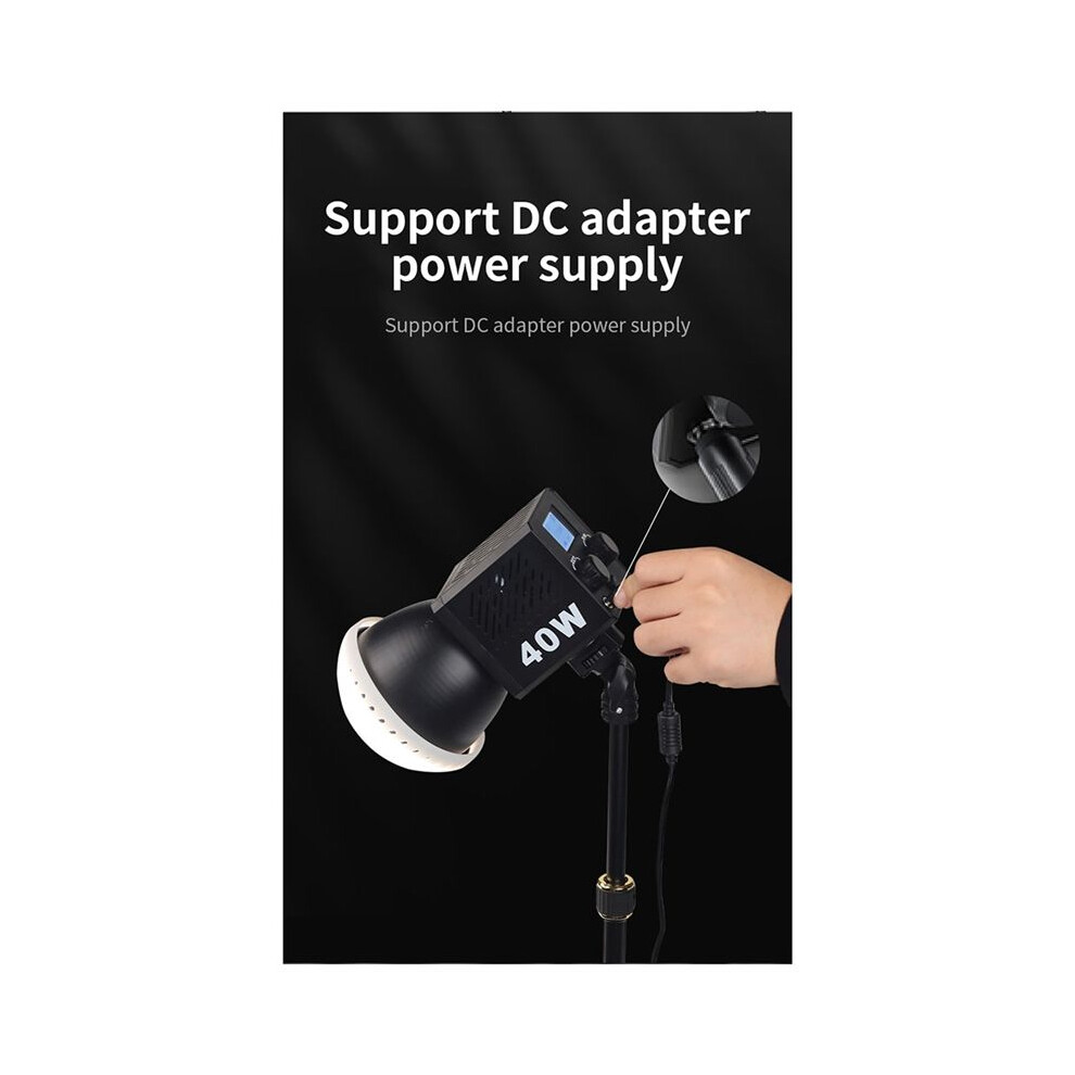 M60 Handle Photo Studio Cob Bi-Color Cct 2500-6500K Cri Greater Than Equal 95 Tlci Greater Than Equal 97 Eu Plug Light 4852367075506