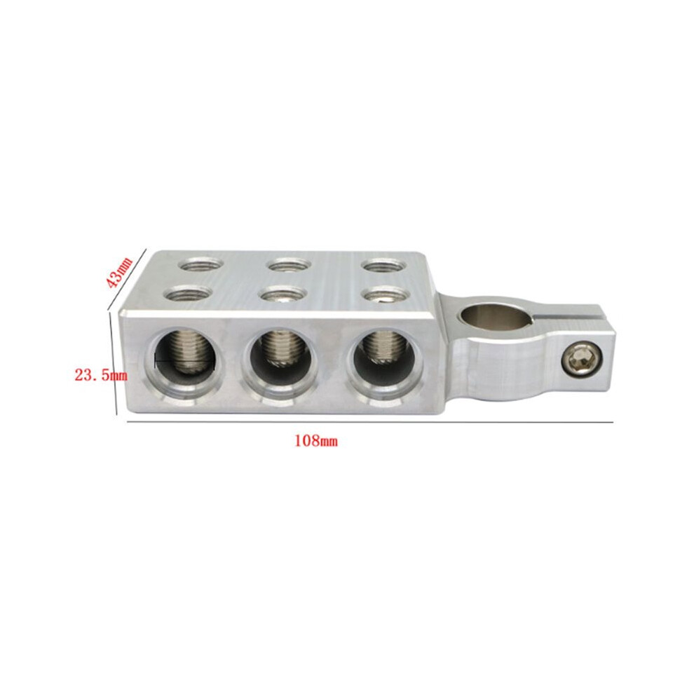 Car Audio Battery Terminals High-Conductivity Copper Clamps 6 Way Battery Terminal Clamps For Secure Power Connection 4852367052446