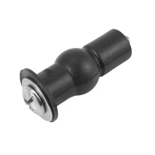 4X Toilet Seat TOP FIX Seat Hinge Hole Fixings Well Nut Screw Rubber Back to Wall Pair