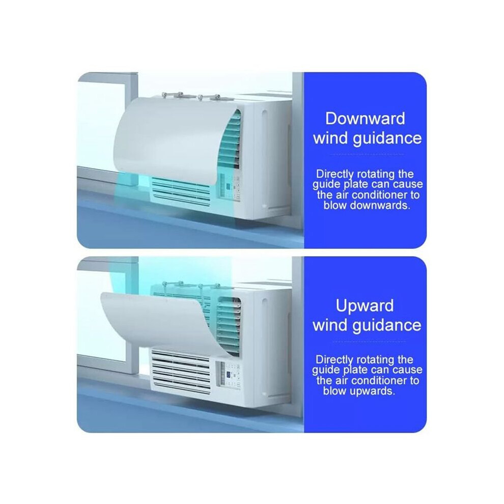 Spactz Window Air Conditioners Windshield Universal - Room Air Conditioner Window Baffle - Prevent Direct Blowing Of Cold Air