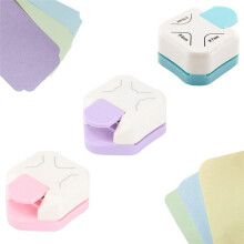 3-Ecken-Abrunder Papierstanzer, verschiedene Designs für Kartenherstellung, Laminierung von Karton, Scrapbooking, Papierbasteln, Visitenkarten