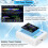 Scanner de Sinal WIFI 2.4G / 5G Analisador de Uso de Sinal WIFI Assistente de Gerenciamento de Roteador com Display Colorido de 2,4 Polegadas 2