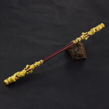 Black Myth Wukong Weapon Ruyi Staff Martial Arts Bo Staffs Game Collection Desk Room Decoration Gift Gold