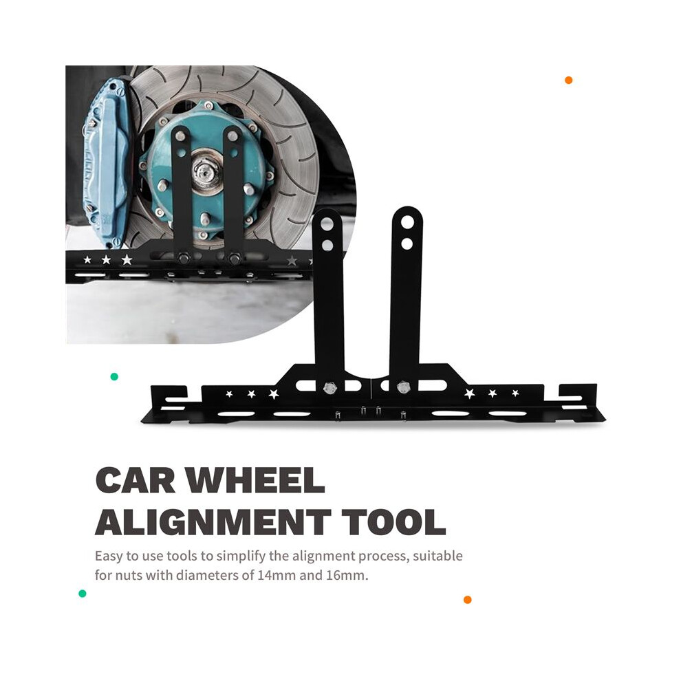 Car Wheel Alignment Tool Plates Adjustable Automotive Wheel Leveling Aligner Wheel Alignment Tool Black 4851514162564