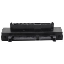 rechtwinkliger 90-Grad-SFF-8482-SAS-22-Pin-auf-7-Pin-+15-Pin-SATA-Festplatten-RAID-Adapter