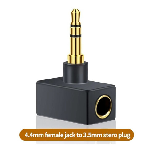 Multi-Function Player Headphone Adapter Jack Adapter Balanced Adapter Audio Adapter 3.5mm Stereo Male to 4.4mm Female 1