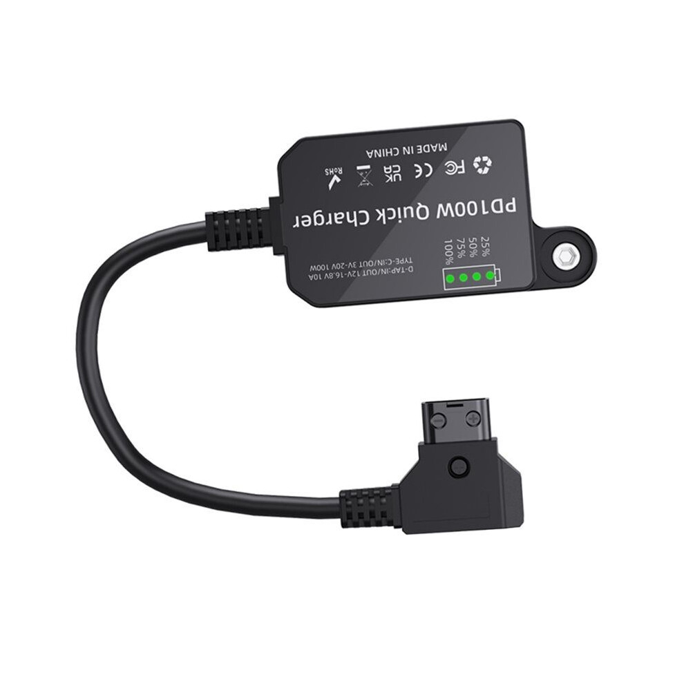 New Dummy Battery D-Tap V-Port To Pd 100W Bidirectional Charging And Discharging Module Usb Power Adapter For Cameras 4852693552832