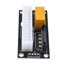 Dual-PSU-Netzteil-Synchronisationsadapter Add2Psu ATX 24-Pin auf 15-Pin SATA Synchronanschluss-Riserkabel Miner Mining