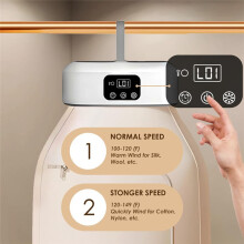 Portable Clothes Dryer Portable Washer-Dryer Mini Clothes Dryer Suitable for Home,Travel,Various Light Clothing. UK Plug