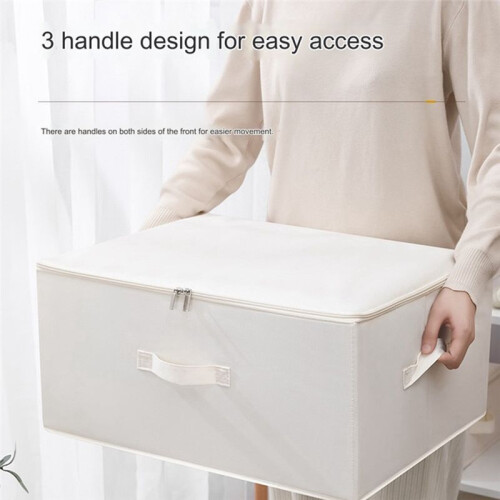Ultra Space Saving Self Compression Organizer, Ultralight Compression Packing Cubes Travel Creamy White 1