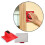 4pcs Paint EdgerTools Set Small Wall Corner Painting  Painter with Touch- Pad Practical PaintCutting  Tool 2